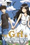 the girl in white dress cover - front